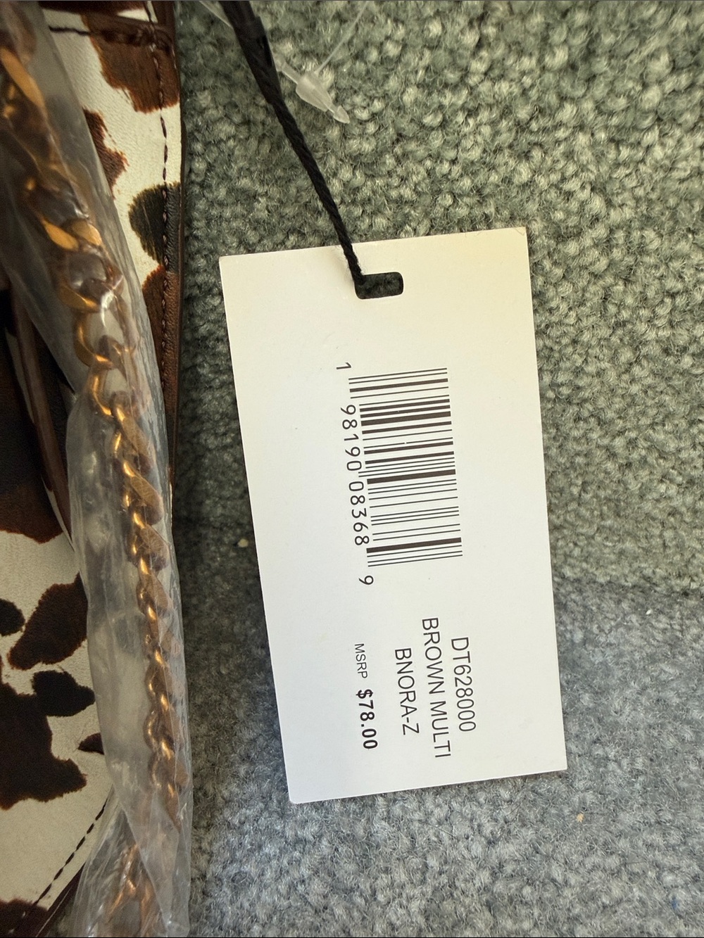 NWT Steve Madden Cowhide-Print Crossbody Bag - Picture 3 of 16